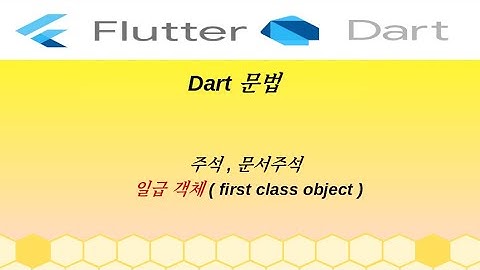 다트문법, 주석, 일급객체