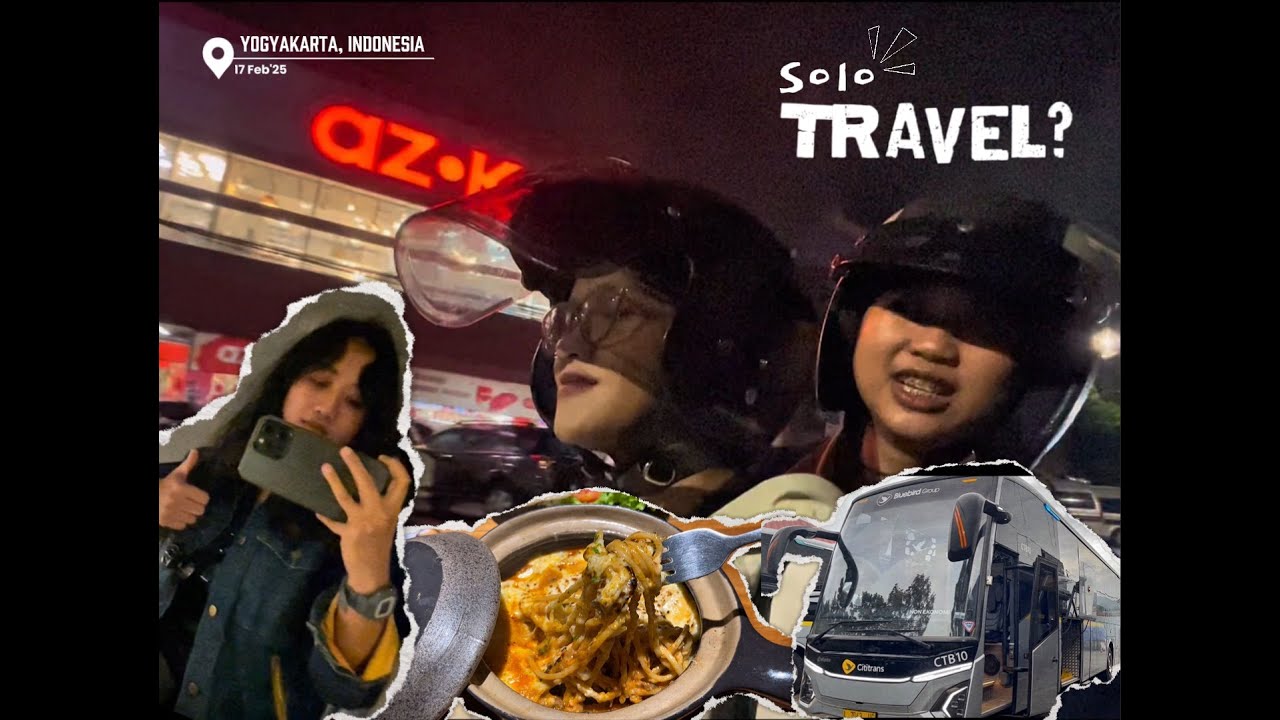 Solo Traveling tapi ngga juga hehe | Coba Sleeper Bus Bandung- Yogyakarta #Day1