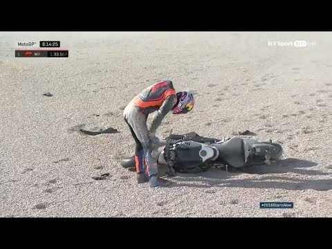 JACK MILLER CRASH VALENCIA TEST DAY 2 MOTOGP 2018