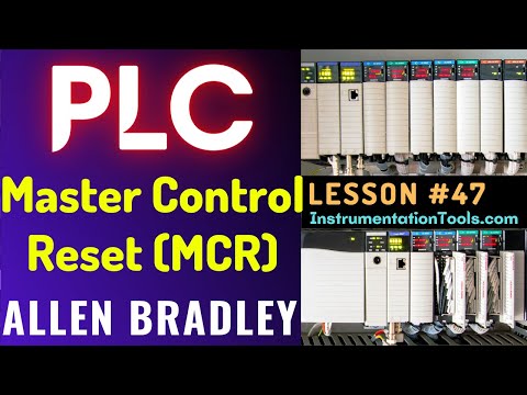 PLC Training 47 -  Master Control Reset MCR instruction in PLC - Automation Course