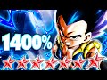 (Dragon Ball Legends) ZENKAI 7, 1400%, 14 STAR GRN LEGENDS ROAD GOTENKS! A WASTE OF RESOURCES?