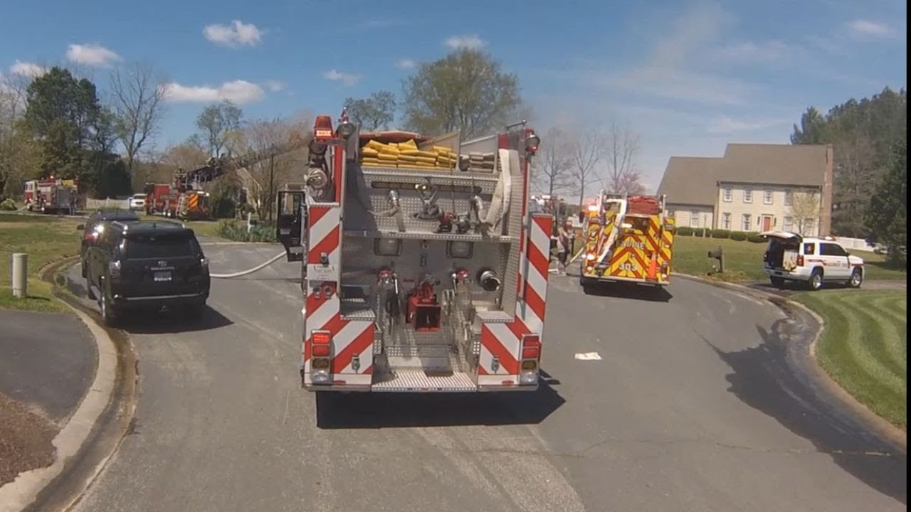Engine 74-1, Truck 74 to 3-alarm fire Salisbury