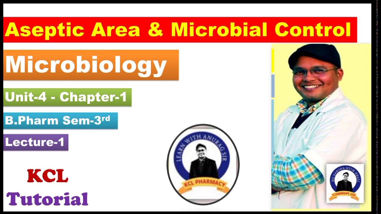 Aseptic Area & Microbial Control /clean Room Concept / chapter 1 Unit
