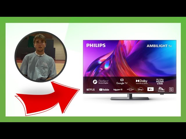 Philips 4K LED Ambilight TV, PUS8818, 65 Pulgadas, UHD 4K TV, 60Hz, P5 Picture  Engine, HDR10+, Google Smart TV, Dolby Atmos, Altavoces 20  W, Soporte, Prime, Netflix, , Asistente de Google, Alexa