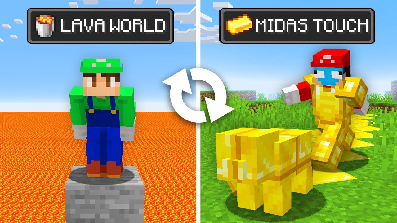 Minecraft, but Reality Swaps Randomly...