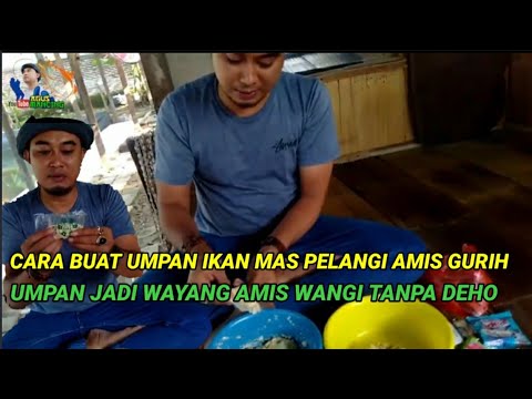 Cara Membuat Umpan Ikan Mas Pelangi Amis Gurih Dan Umpan Jadi Wayang