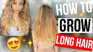 How To Grow Hair Longer and Faster (Curly Hair Secrets/Hacks) + Starting HairBurst ♡