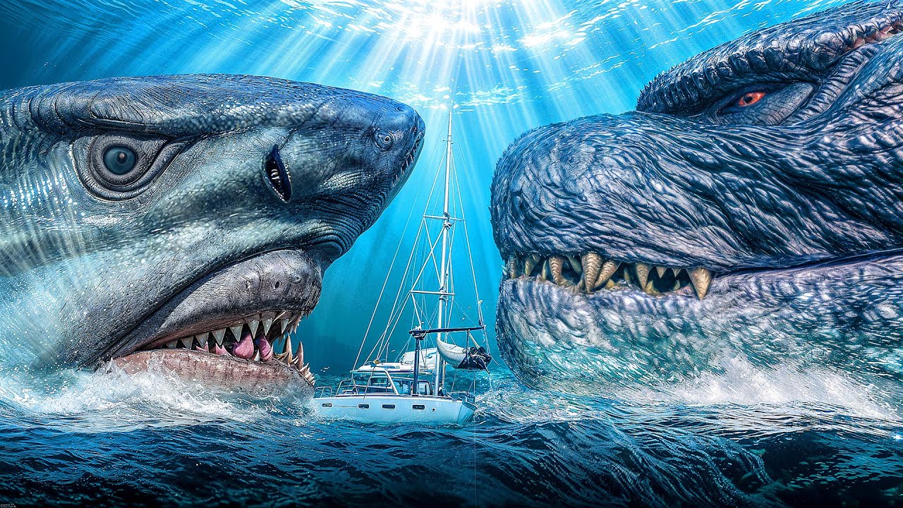 Most Awesome Underwater and Ocean Godzilla Scenes by Dazzling Divine - Live