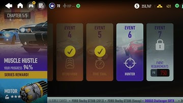 NFS No Limits Muscle Hustle 《Chapter 4 & 5 》 vs DODGE CHALLENGER SRT8