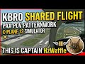KBRO SHARED FLIGHT PAX POX PATTERNWORK X-PLANE 12 FLIGHT SIMULATOR MSFS2024