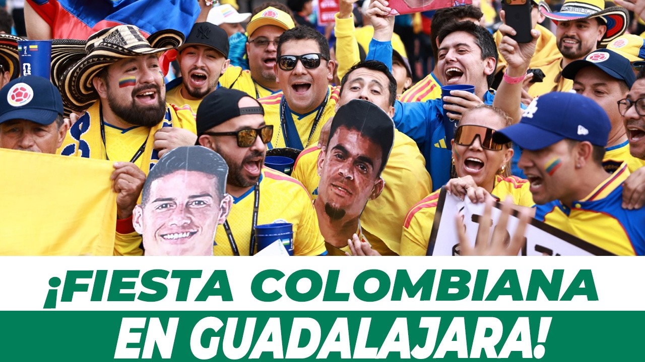 EN VIVO 🔴: La afición le da la bienvenida a Colombia en Guadalajara | TUDN
