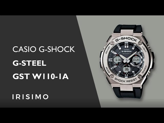 CASIO G-SHOCK G-STEEL GST-W110-1A | IRISIMO