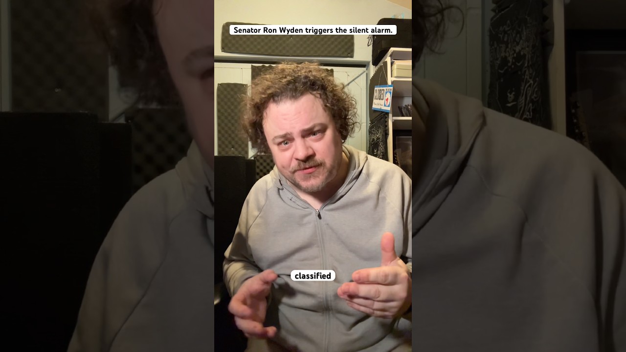 Senator Ron Wyden Triggers the Silent Alarm 