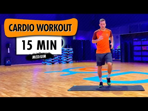 Видео: CARDIO WORKOUT | 15 MIN | Medium Intensity | Quick and Effective