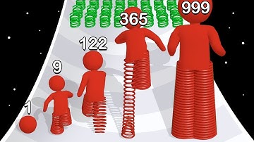 SPRING LEG RUNNER: Level Up Runner - Number Games (Max Level)