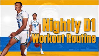 Ucla Player Shows His D1 Workout Routine! Ucla Tour! Grinding For The NBA!