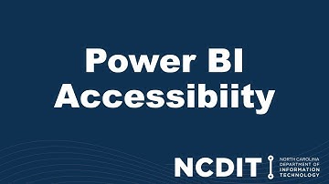 Power BI Accessibility