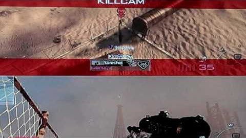 MW2 AMAZING THROWING KNIFE KILL