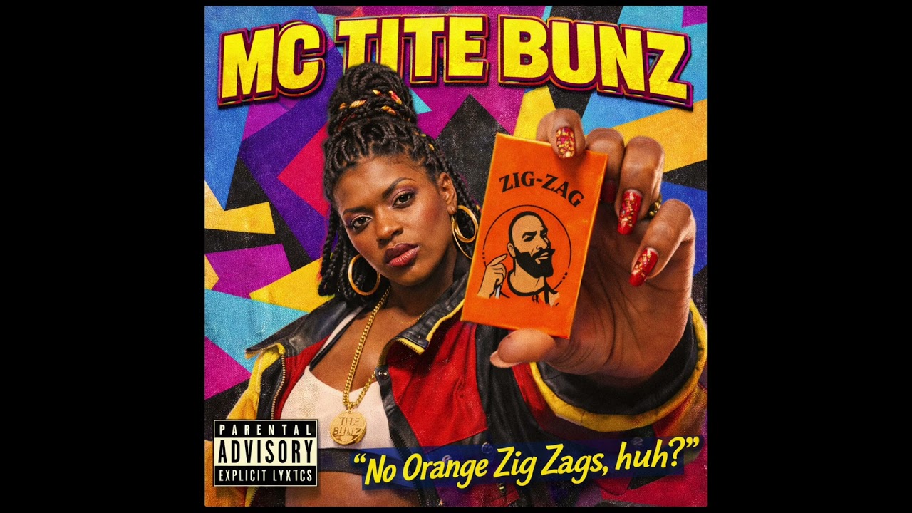 MC TITE BUNZ - Orange Zig Zags