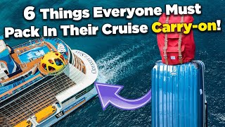 What everyone should include in their cruise carryon!