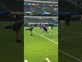 T.J. Hockenson warming up in Los Angeles