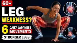 Leg Weakness After 60? Try These 6 Daily Japanese Movements for Stronger Legs | Senior Health