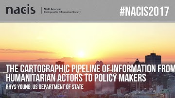 The Cartographic Pipeline of Information From Humanitarian Actors to Policy Makers — Rhys Young