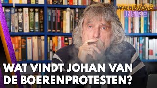 Koffie met: Wat vindt Johan Derksen van de boerenprotesten? | VANDAAG INSIDE