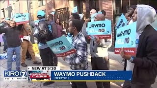 Seattle rideshare drivers pushback against driverless car app Waymo