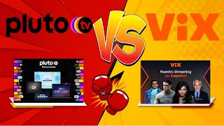 PLUTO TV vs VIX ( ¿Cuál es la mejor? ) contenido y calidad