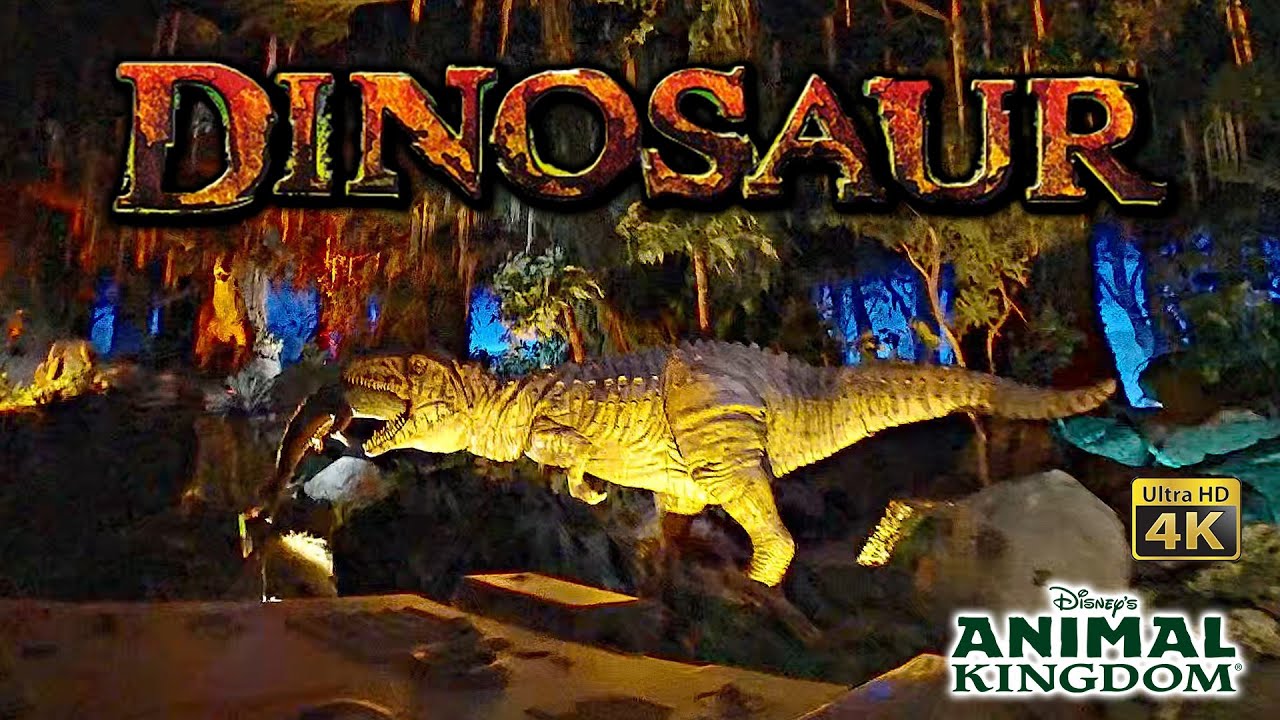 Dinosaur On Ride Low Light Front Seat 4K POV Disney's Animal Kingdom Walt Disney World 2024 09 24
