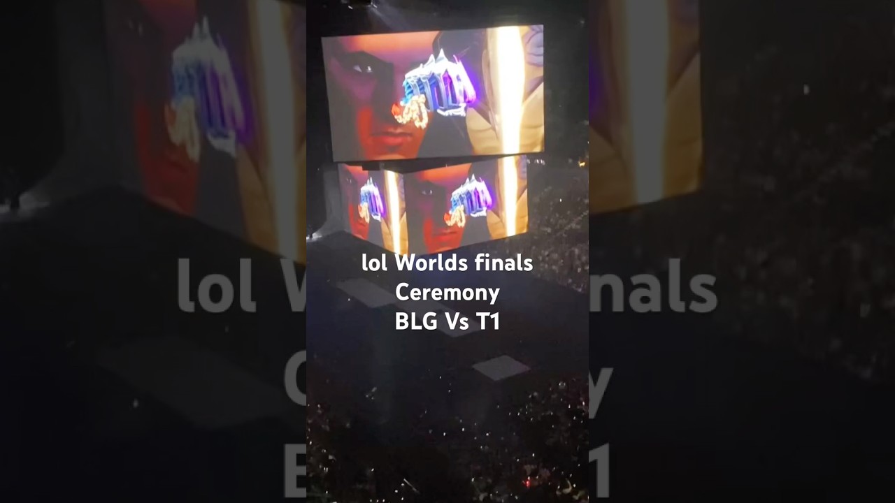 lol worlds Finals Ceremony BLG Vs T1 2024
