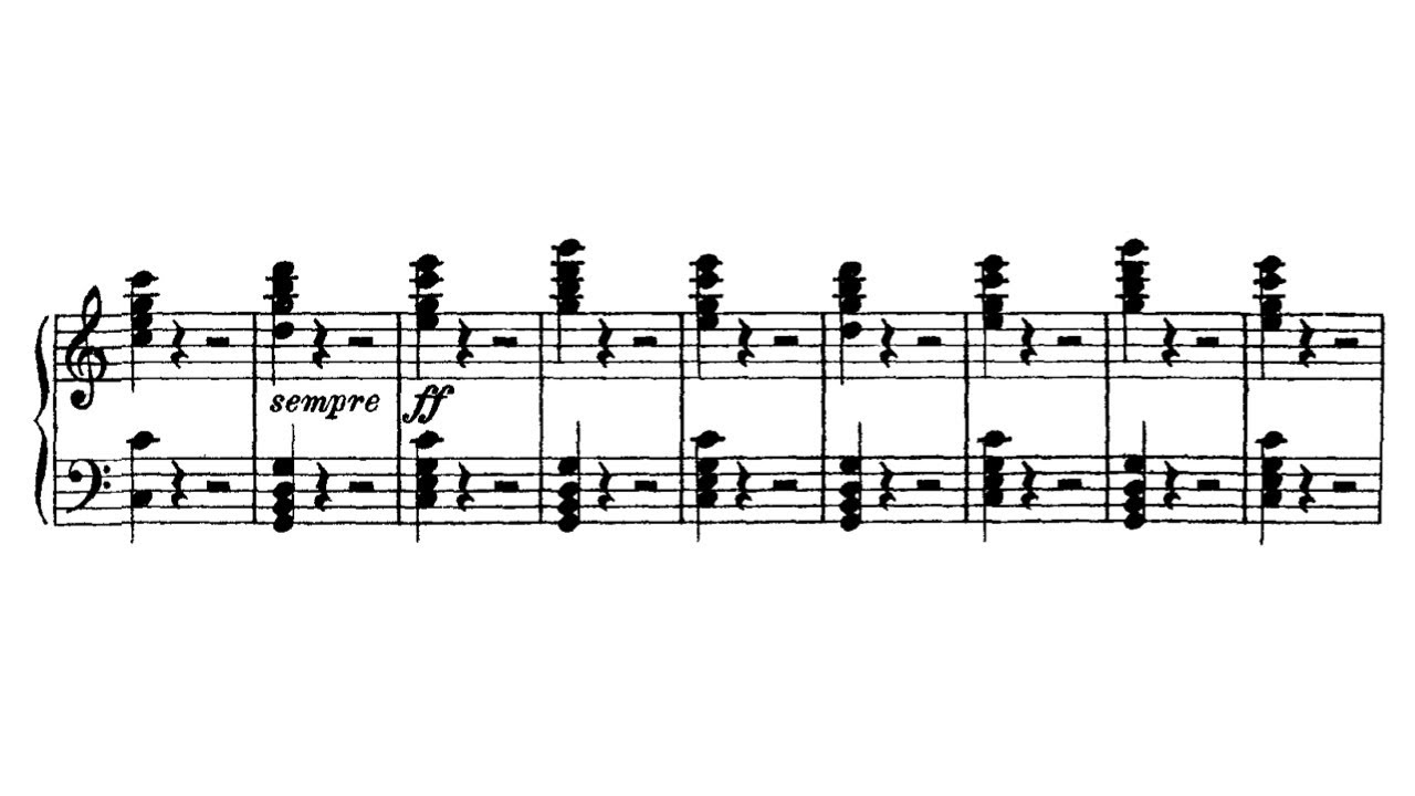 Only Beethoven would dare to write something like this