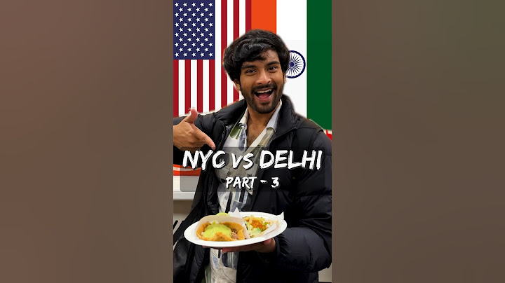 New York Street Food vs Delhi Street Food! Who does it better? (3/3) 🌭🗽