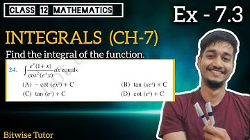 Class 12 Ex 7.3 Q24 Maths | Ex 7.3 Class 12 Math q24 | ex 7.3 Q24 Class 12 Maths | Integrals