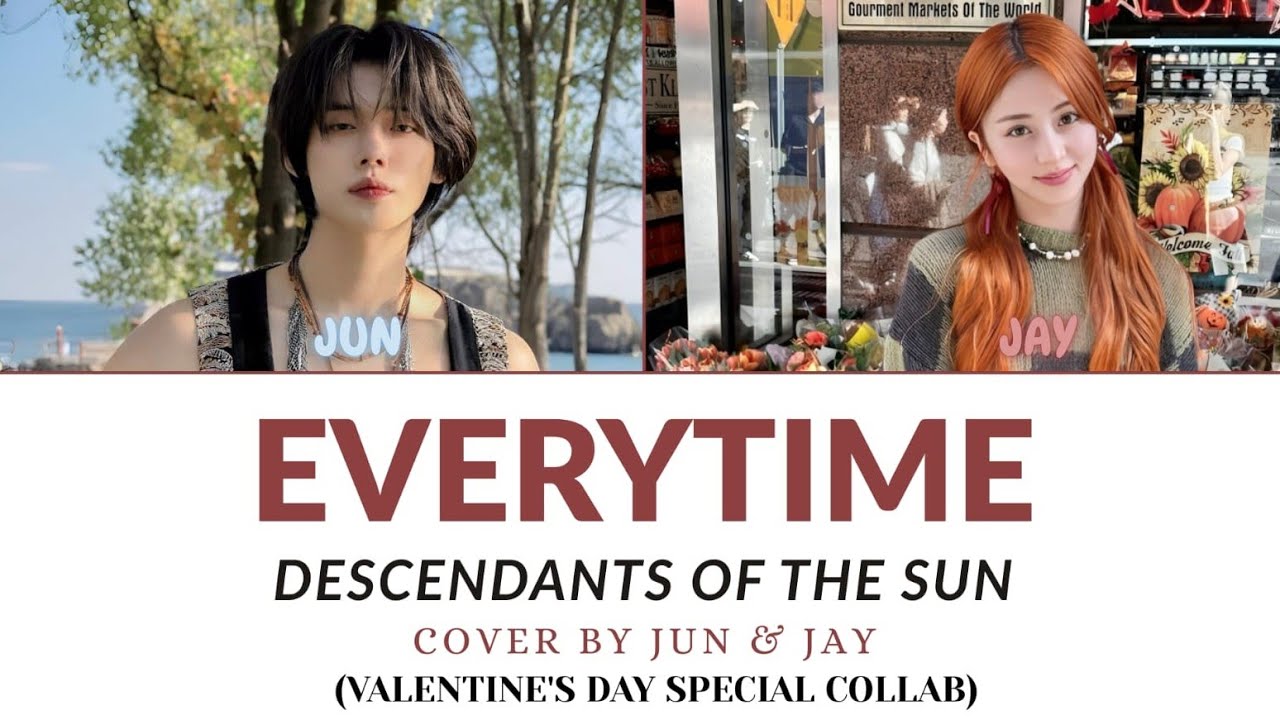 'EVERYTIME' - Jun & Jay (Org by Chen & punch) [VALENTINE'S DAY SPECIAL] (Color coded lyrics) 