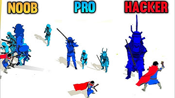 NOOB vs PRO vs HACKER - Weapon Master 3D!
