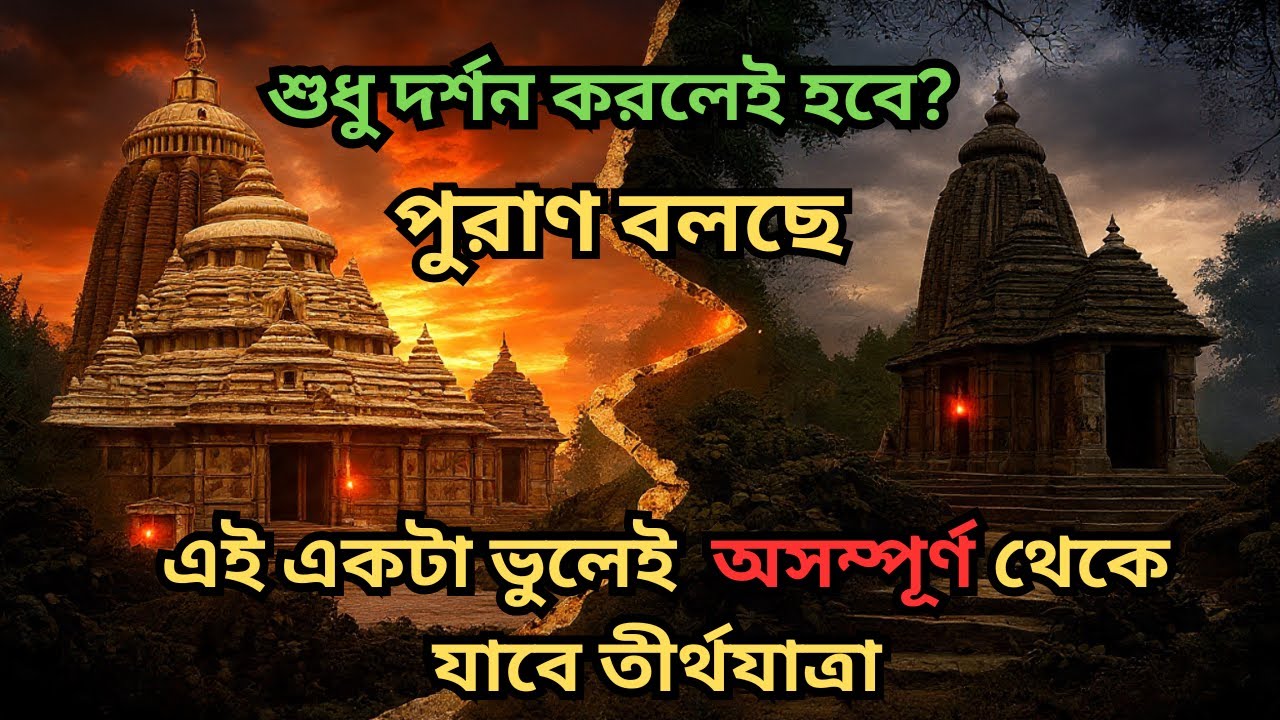 শুধু দর্শন করলেই হবে? পুরাণ বলছে এই একটা ভুলেই অসম্পূর্ণ থেকে যাবে তীৰ্থযাত্রা!