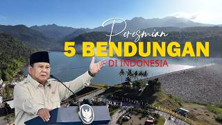 President Prabowo Inaugurates 5 Dams in Indonesia, West Lombok, July 10, 2026