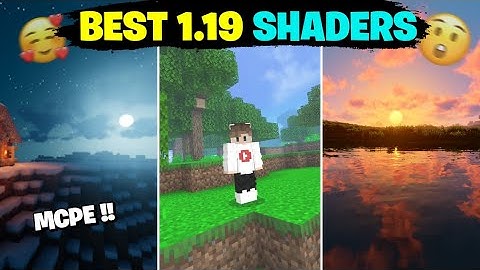 Top 3 Best Shaders For Minecraft Pe 1.19+ 😍 | Render Dragon Shaders Mcpe 1.19