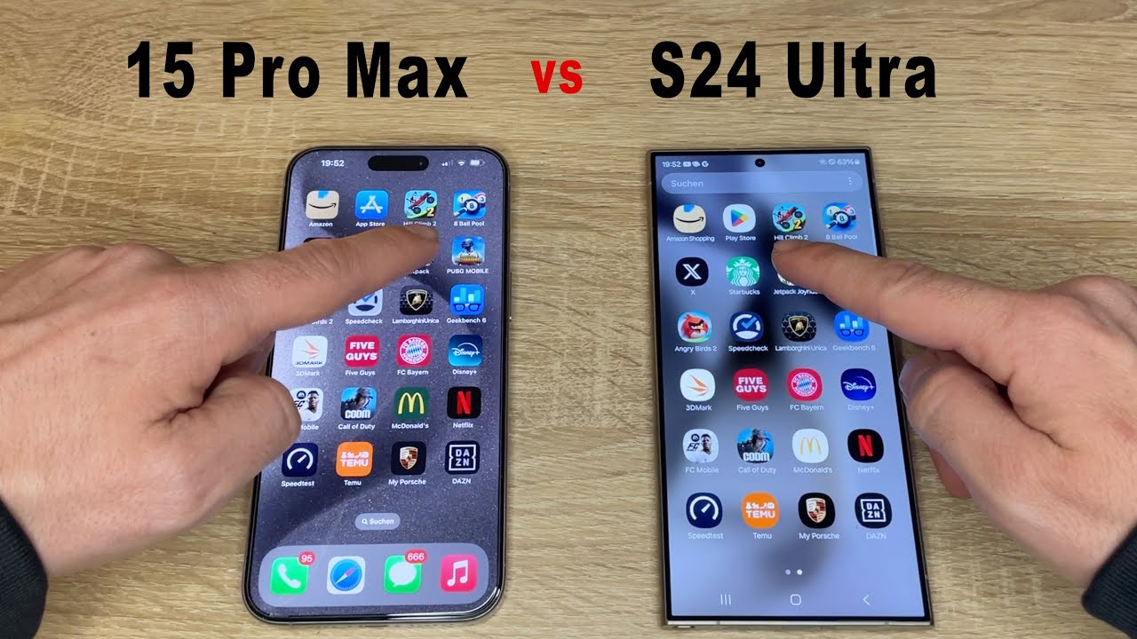 Galaxy s24 vs iphone 15