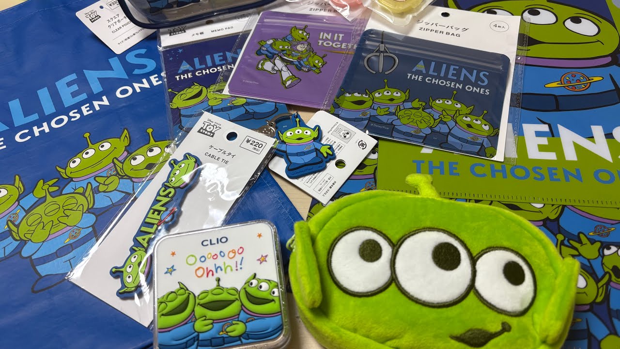 【即日発送】TOY STORY ALIEN キャンドゥオリジナルグッズ 18点 Toy Story] Alien collaboration goods purchased/CanDo, etc