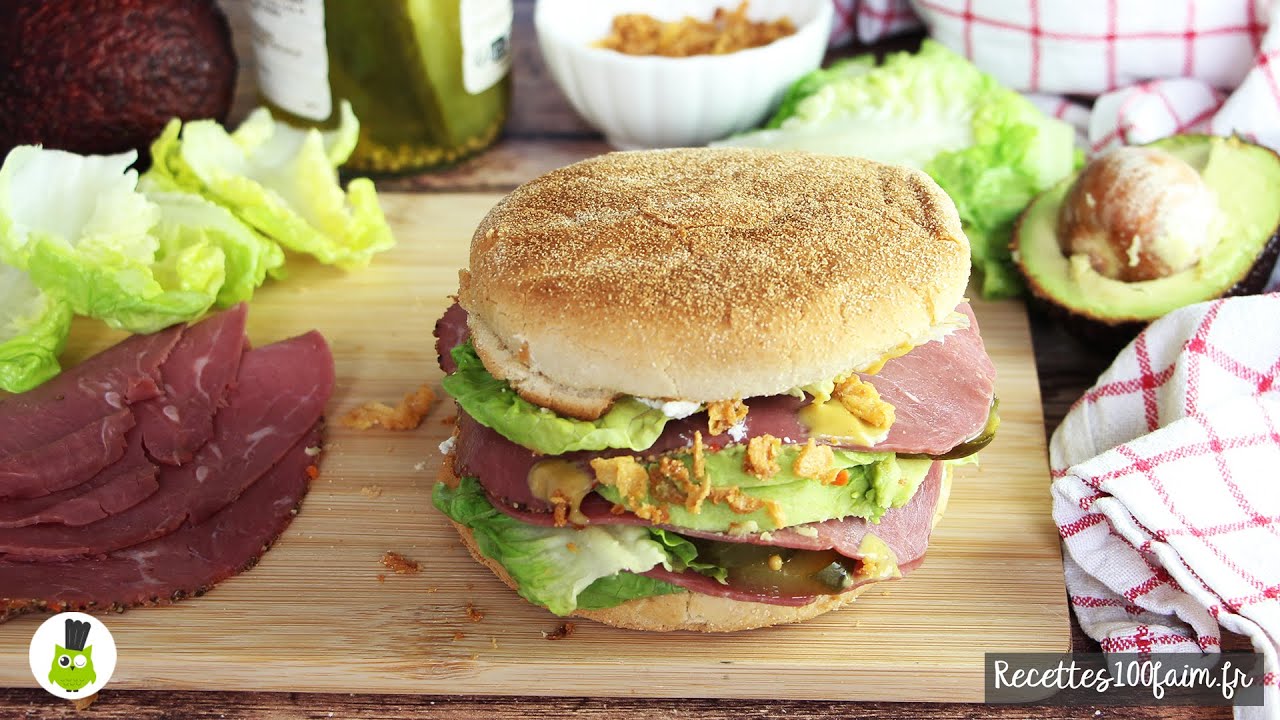 🥯 Bagel au pastrami de bœuf avocat & cream cheese