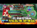 TIM LAWAN AMPE KASIHAN AMA GUA 😭, MENTAL LEMAH JANGAN SOLO RANK!! TOP GLOBAL LAYLA #mlbb