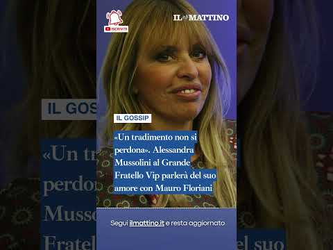 Video «Un tradimento non si perdona». Alessandra Mussolini al Grande Fratello Vip