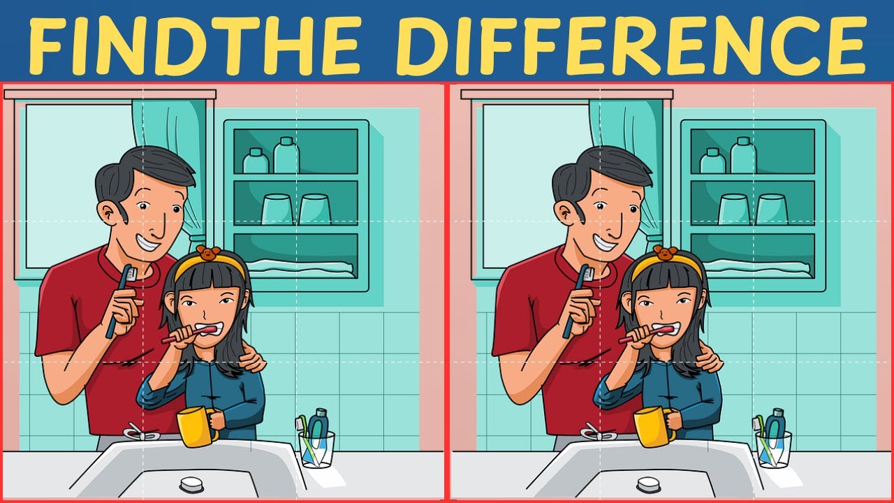 Challenging Find the Difference Game: Test Your Observation Skills ...