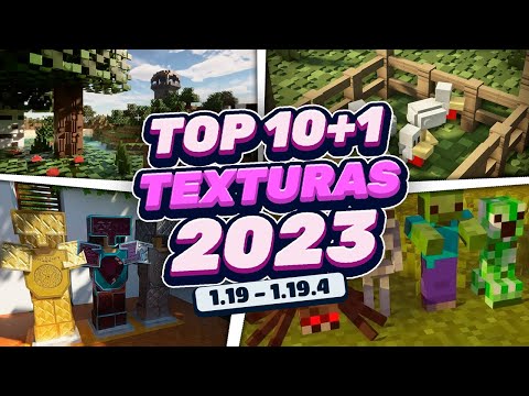 Top 10 TEXTURE PACKS para MINECRAFT 1.19 - 1.19.3 (JAVA, BEDROCK y PE)🚀PAQUETE DE TEXTURAS 1.19.60