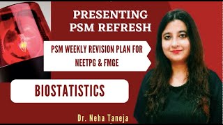 PSM WRP: BIOSTATISTICS fmge #neetpg #fmgeexam#inicet