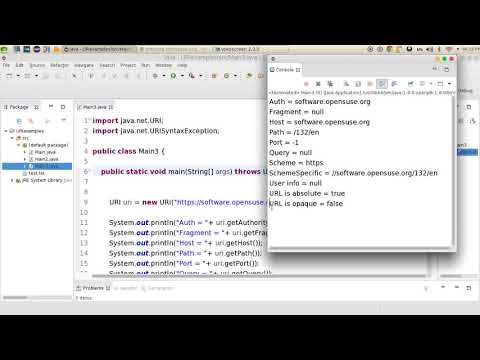 4 JAVA Networking URI methods