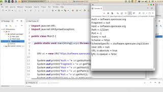 4 JAVA Networking URI methods Profile